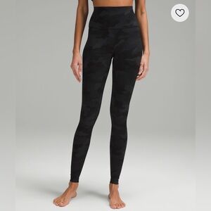 Lululemon Camo Deep Align High Rise Pant Legging 29" inseam